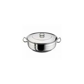 Cratita cu capac inox, 14 Litri, Arian, otel inoxidabil, 36 cm