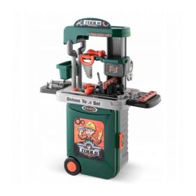 Atelier de lucru 3 in 1 cu unelte pentru copii Ricokids 772300 - Verde