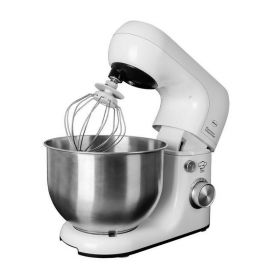 Robot de bucatarie planetar, ELDOM WRK 1200, 3 in 1, 1500 W, 8 viteze, funtie turbo, capacitate bol 5 L, Alb