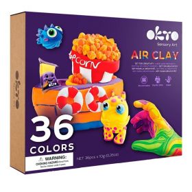 Set de Creatie Air Clay, Okto, 36 culori