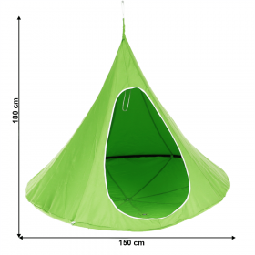 Scaun suspendabil balansoar, verde, KLORIN NEW KLASIK