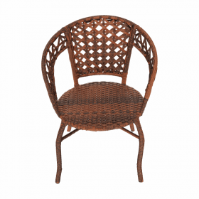 Set de gradina din rattan 1 + 2, maro, JARUB