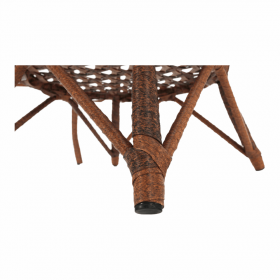 Set de gradina din rattan 1 + 2, maro, JARUB