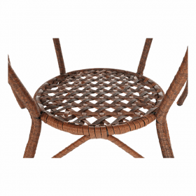 Set de gradina din rattan 1 + 2, maro, JARUB