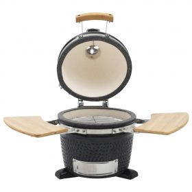 Kamado Gratar cu afumatoare din ceramica 44 cm