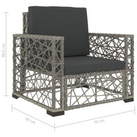 Set mobilier de gradina cu perne