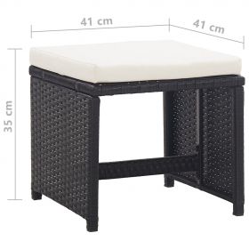 Taburete de gradina cu perne