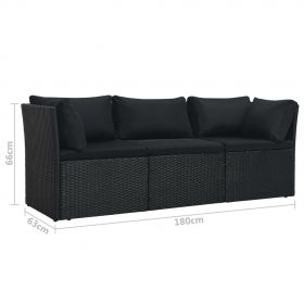 Set mobilier de gradina cu perne