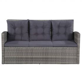 Set mobilier de exterior cu perne
