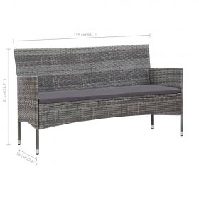 Set mobilier de gradina cu perne