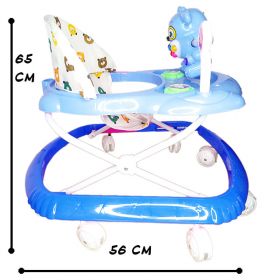 Premergator Salamandra Kids Multifunctional pentru Copii, Reglabil pe Trepte, Pliabil, Scaun Reglabil, Albastru