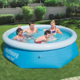 Bestway Piscina gonflabila Fast Set, 244 x 66 cm, rotunda, 57265