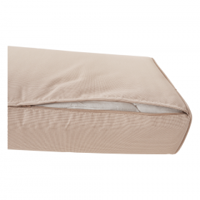 Set de gradina din rattan, 3 piese, maro/bej, RODEN