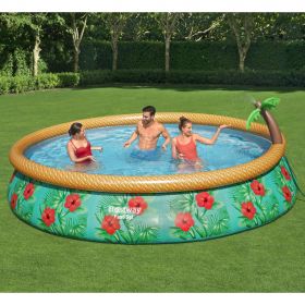 Bestway Set de piscina gonflabila Fast Set Paradise Palms, 457 x 84 cm