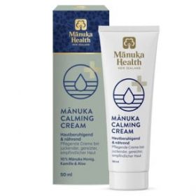 Manuka calming cream - Cremă calmantă și regenerantă cu 10% miere de Manuka, mușețel și aloe vera, 50 ml