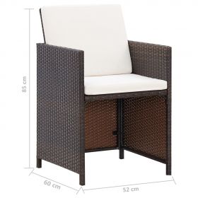 Set scaune de gradina si taburet