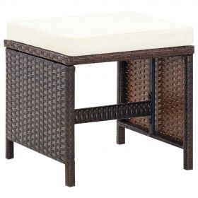Set scaune de gradina si taburet