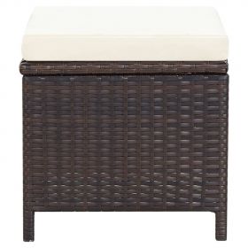 Set scaune de gradina si taburet