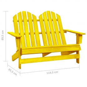 Scaun de gradina Adirondack cu 2 locuri