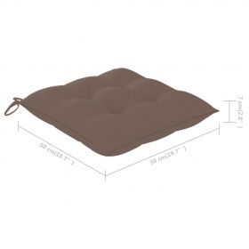 Scaune de masa exterior Antracit