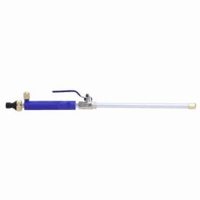 Pistol aparat de spalat cu presiune, presiune apa, pentru curatenie exterioara, aluminiu/albastru