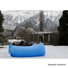 Geanta scaun gonflabila / geanta lenesa, roz, LEBAG