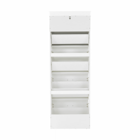 Pantofar, 4 compartimente, alb/gri, SEBER TYP 3