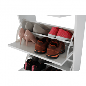 Pantofar, 3 compartimente, gri/alb, SEBER TYP 2