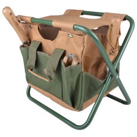 Esschert Design Geanta pentru unelte de gradinarit si scaun GT01