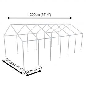 Cadru de otel pentru cort 12 x 6 m