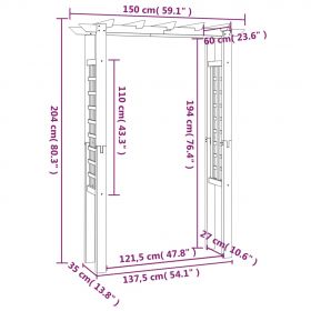 Pergola/Arcada de trandafiri