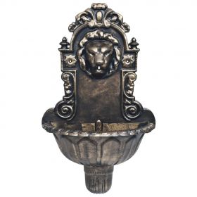 Fantana de perete cu design cap de leu