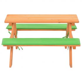 Masa cu banci pentru picnic copii 89x79x50cm lemn masiv brad