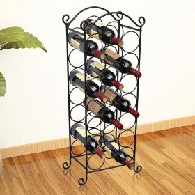 Suport sticle de vin pentru 21 de sticle