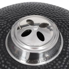 Kamado Gratar cu afumatoare din ceramica 44 cm