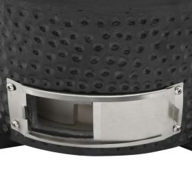 Kamado Gratar cu afumatoare din ceramica 44 cm