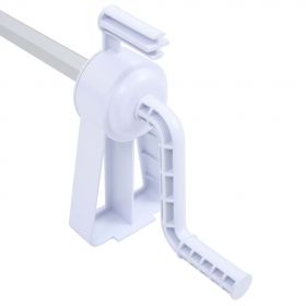 Derulator de prelata pentru piscina cu baza din plastic