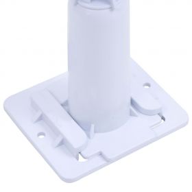 Derulator de prelata pentru piscina cu baza din plastic