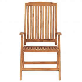 Scaune gradina cu perne albastru regal, 2 buc., lemn masiv tec
