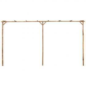Pergola din bambus 385 x 40 x 205 cm