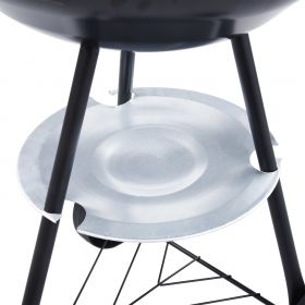Gratar pe carbuni tip ceainic XXL portabil cu roti
