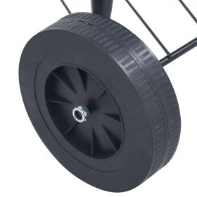 Gratar pe carbuni tip ceainic XXL portabil cu roti