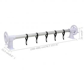 Derulator de prelata pentru piscina cu baza din plastic