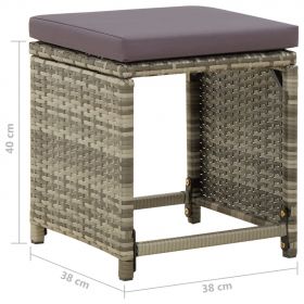 Taburete de gradina cu perne