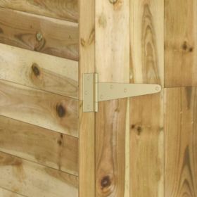 Magazie de unelte de gradina 123x45x171cm lemn masiv pin tratat