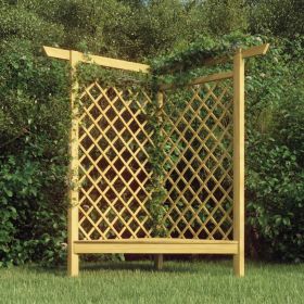 Pergola de colt cu bancheta