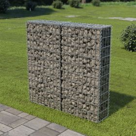 Perete gabion cu capace