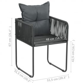 Scaune de exterior cu perne