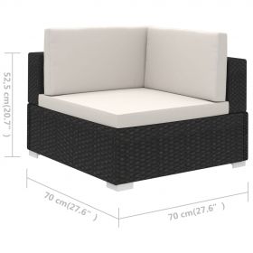 Set mobilier de gradina cu perne