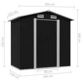 Magazie metalica de gradina